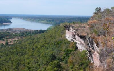 Machtig uitzicht over de Mekong in de provincie Ubon Ratchathani © Frank van Rijn