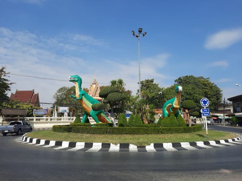 Kalasin provinciehoofdstad (mueang) 2 Straatbeeld in Kalasin © Bert Sitters