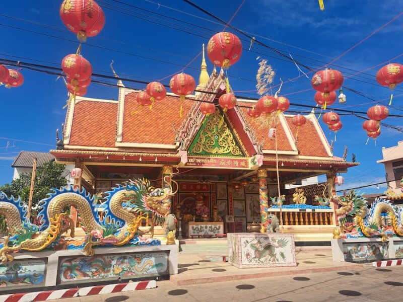 Yasothon provinciehoofdstad 30 Chinese tempel in the Old Town van Yasothon © Bert Sitters