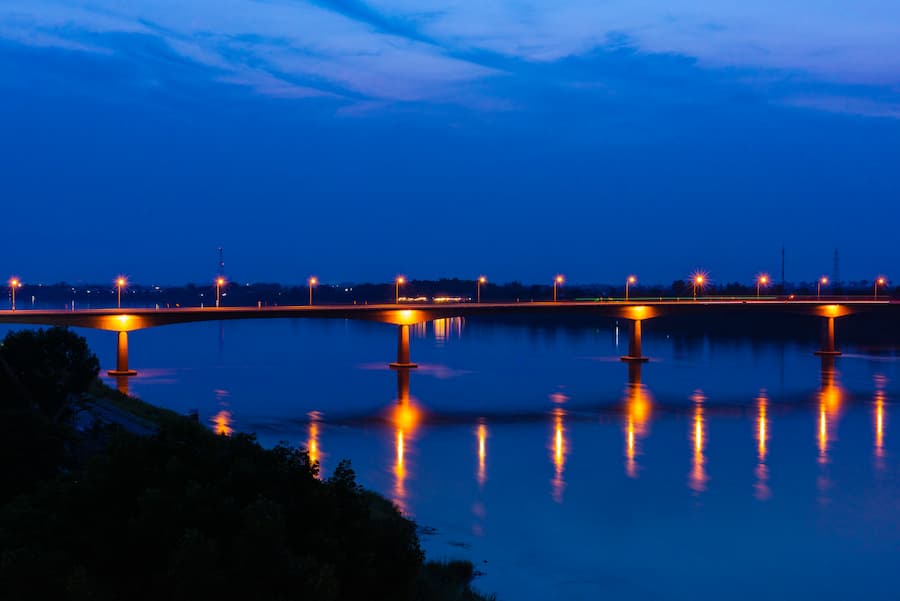 De eerste Vriendschapsbrug bij Nong Khai © Bert Sitters