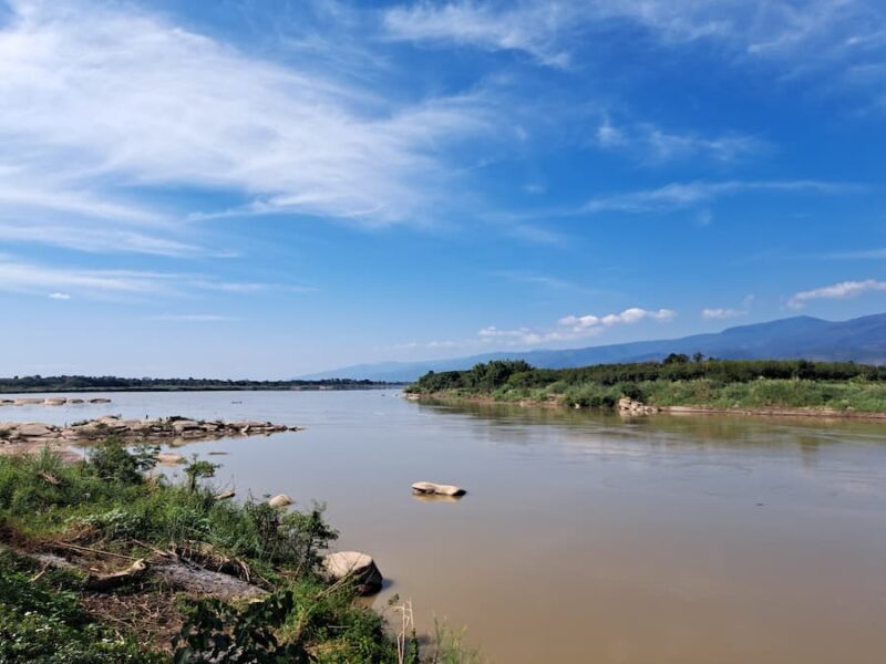 De Mekong in de provincie Bueng Kan 2 De eindeloze Mekong in Bueng Kan © Bert Sitters