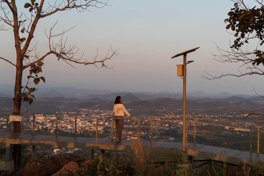 Provinciehoofdstad Loei 7 Uitzicht over de stad © TAT