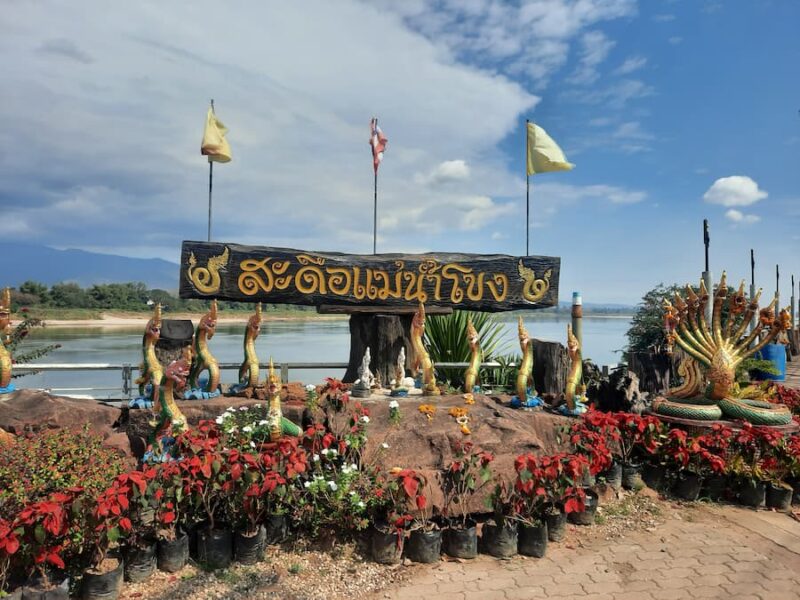De Mekong in de provincie Bueng Kan 4 De Navel van de Mekong is een heilige plek © Bert Sitters
