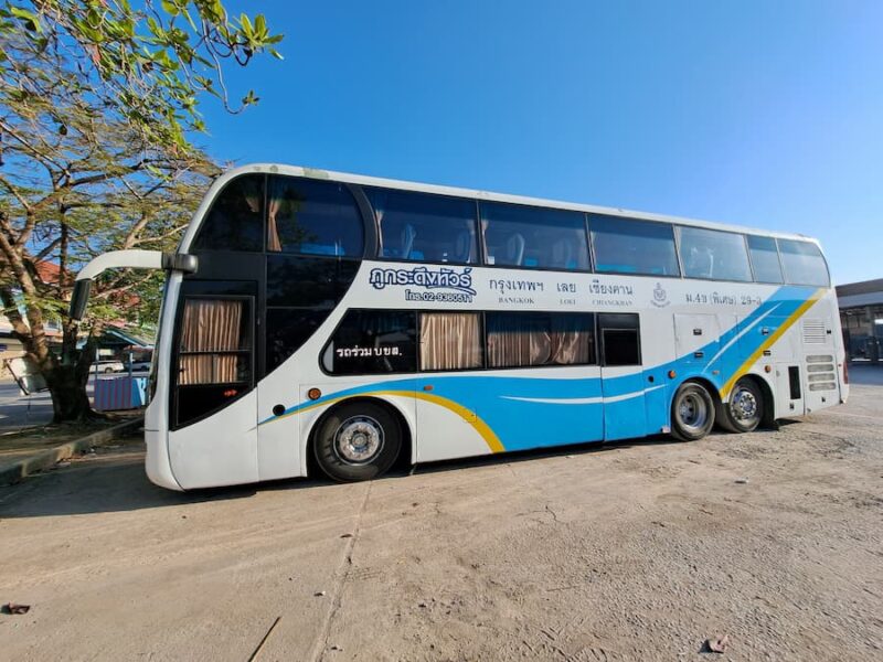 Provinciehoofdstad Loei 13 Bus uit Bangkok © Bert Sitters