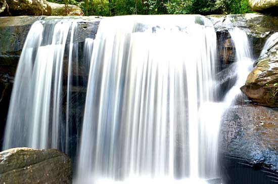 Het oosten van de provincie Kalasin 5 watervallen