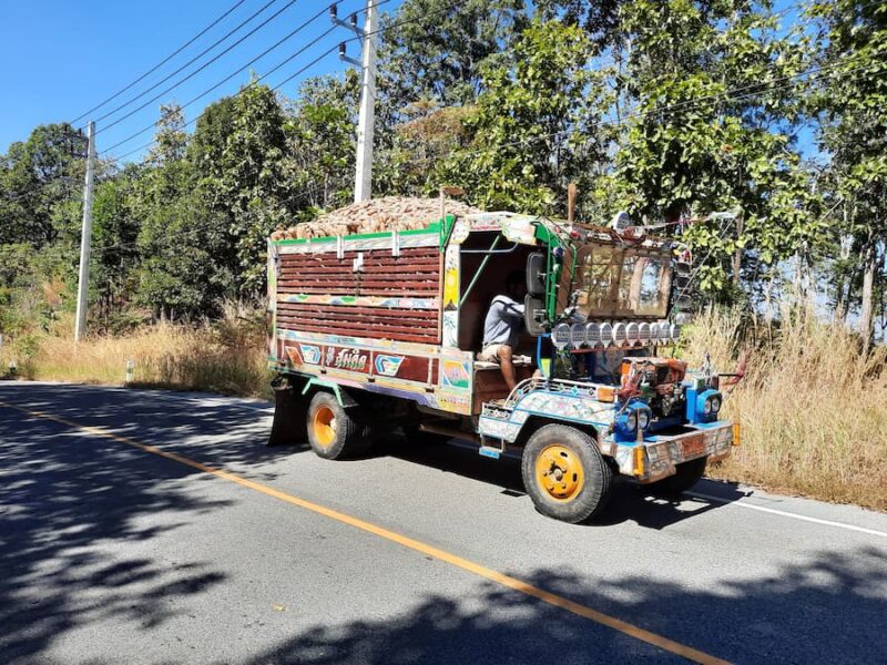 Pa Hin Ngam National Park in Chaiyaphum 5 Transport van cassave © Bert Sitters
