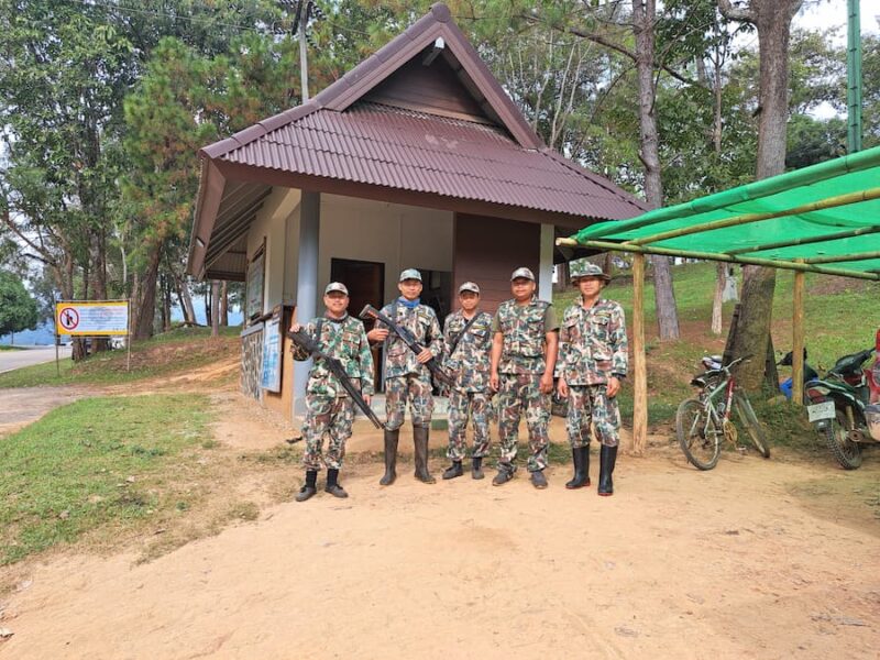 Phu Suan Sai National Park en Phrae 4 52 de rangers van het park