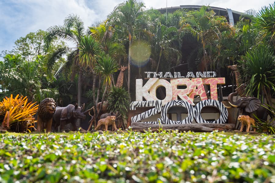 Nakhon Ratchasima (Korat) provinciehoofdstad 10 De dierentuin van Korat © TAT