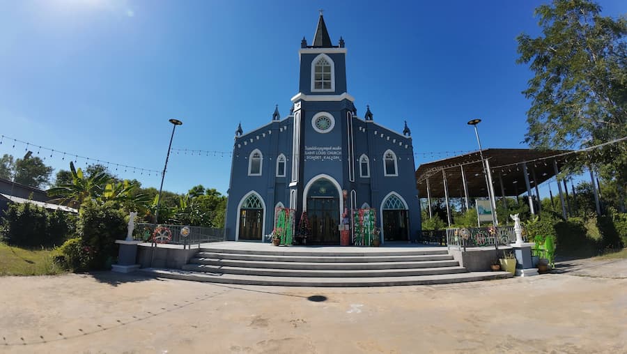 Het oosten van de provincie Kalasin 3 Saint-Louis-kerk-©Daniel-Bouckhuyt