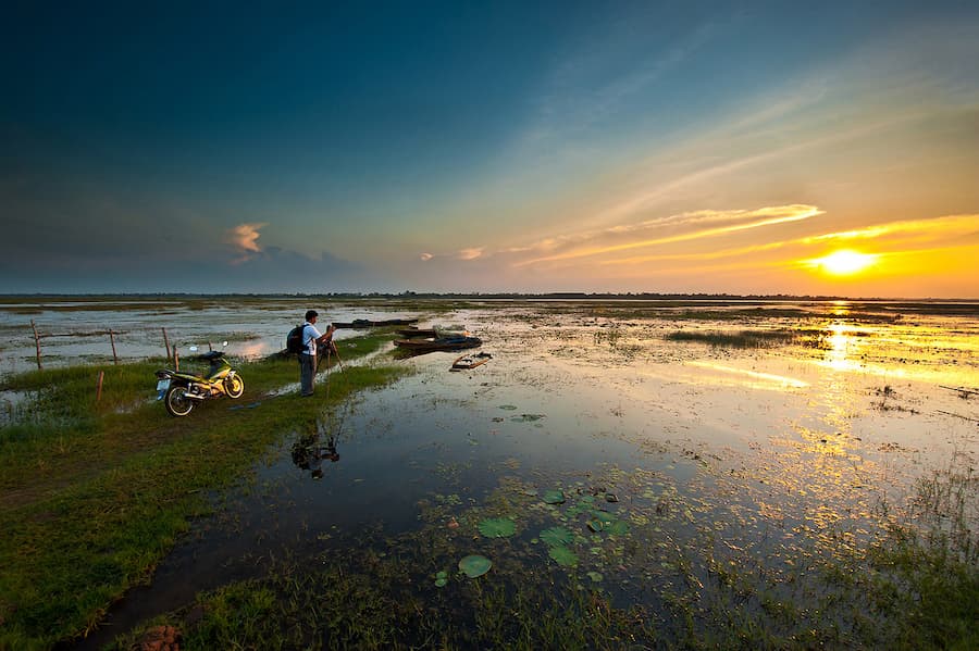 Surin provinciehoofdstad, olifanten en zijde 11 Het Huwai Seneng stuwmeer in de provincie Surin © TAT