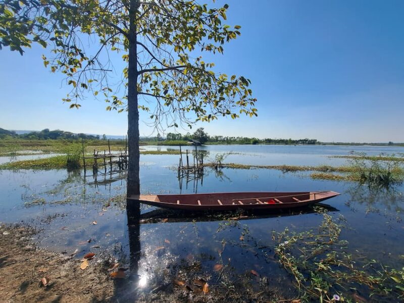 Wetlands bij de rivier Lam Pao in de provincie Kalasin. © Bert Sitters